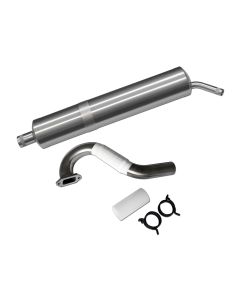 Muffler-Set with rear outlet