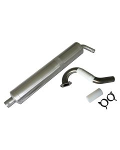 Muffler-Set with rear outlet